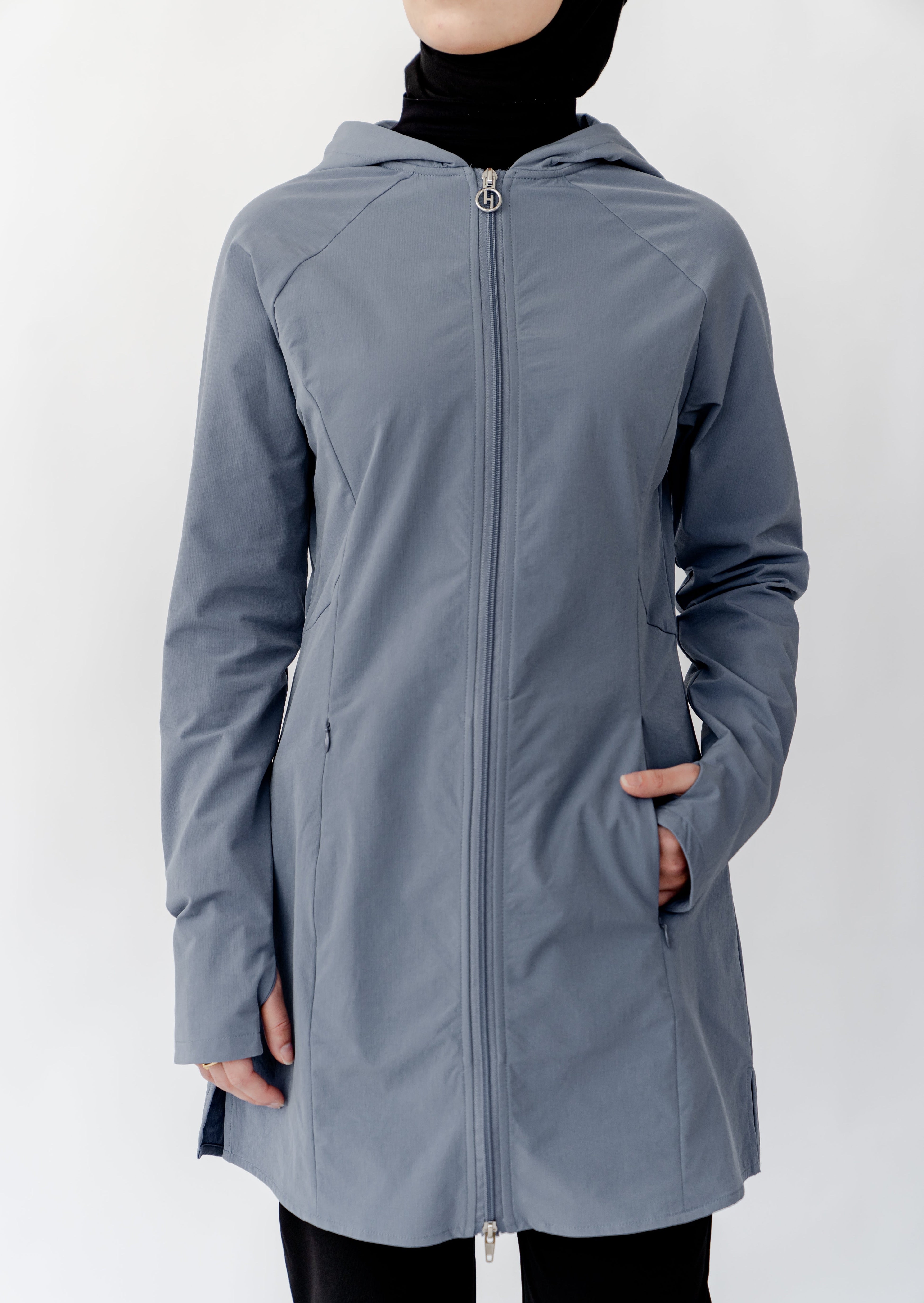 On The Run - Jacket - Sky Blue