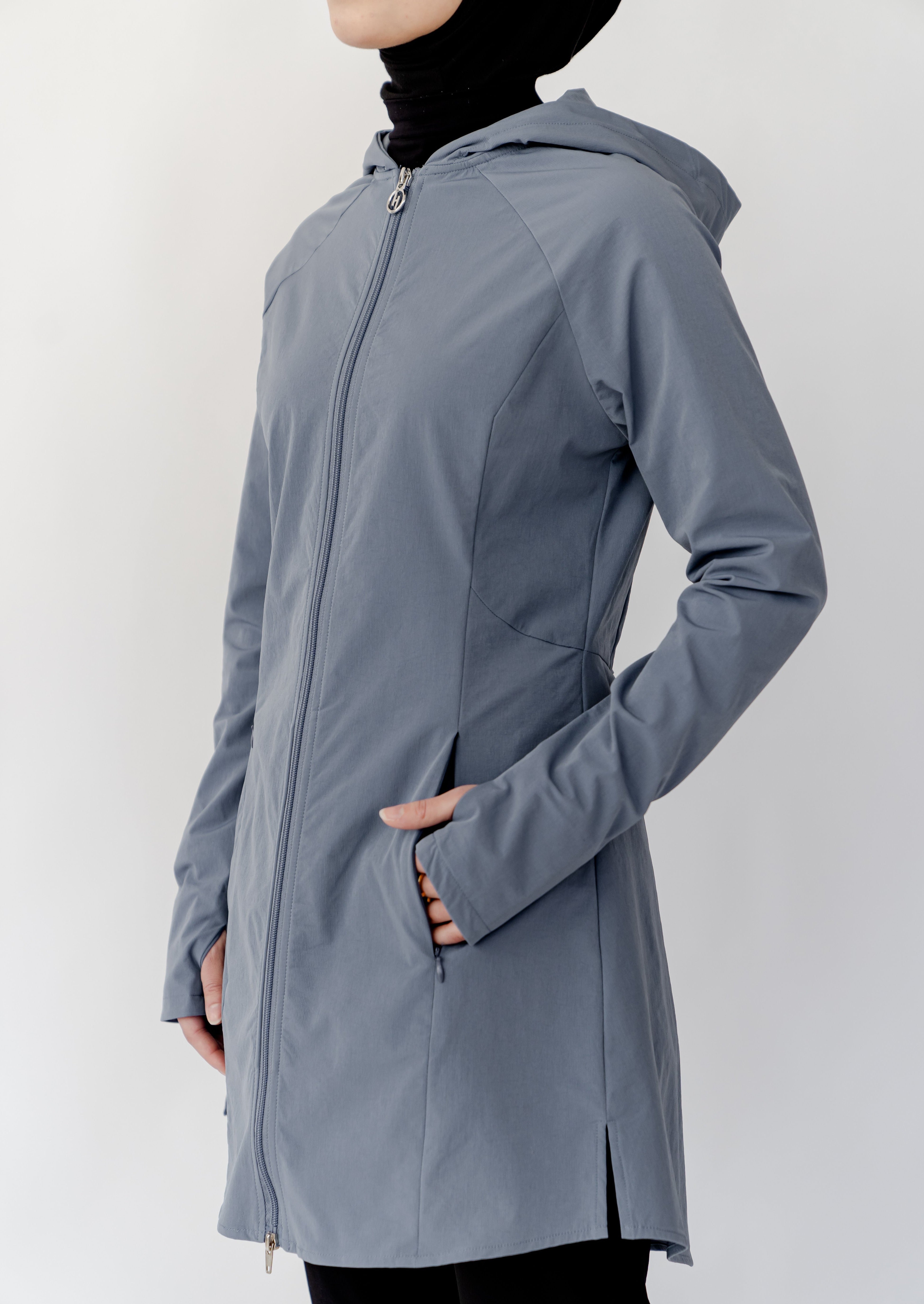 On The Run - Jacket - Sky Blue