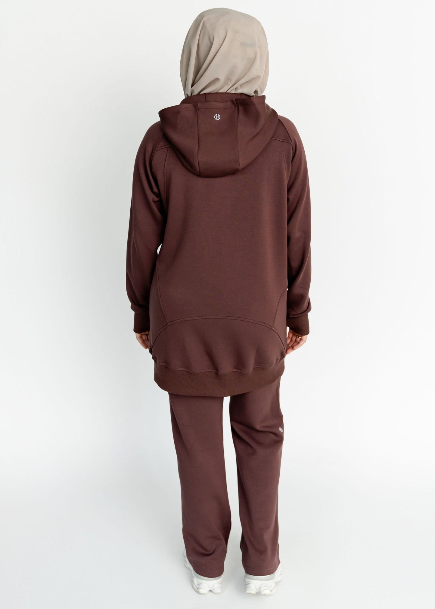 On The Go - Set - Hoodie - Brown