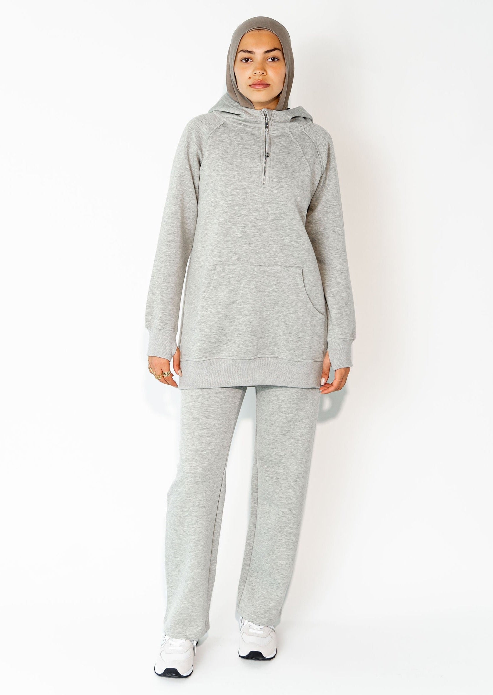 On The Go - Set - Pant - Grey